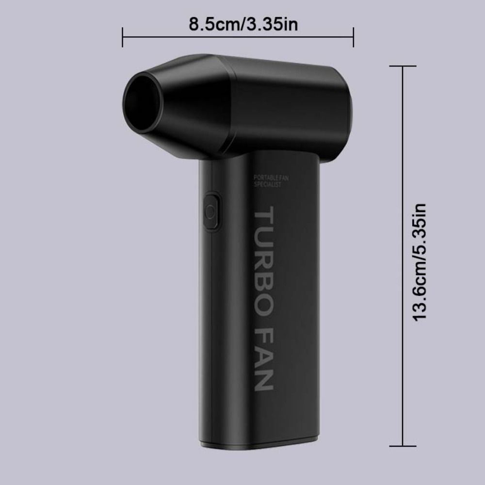 High-Speed Violent Turbofan 130000 RPM Portable Air Blower Hair Dryer Mini Turbo Jet Fan  Car