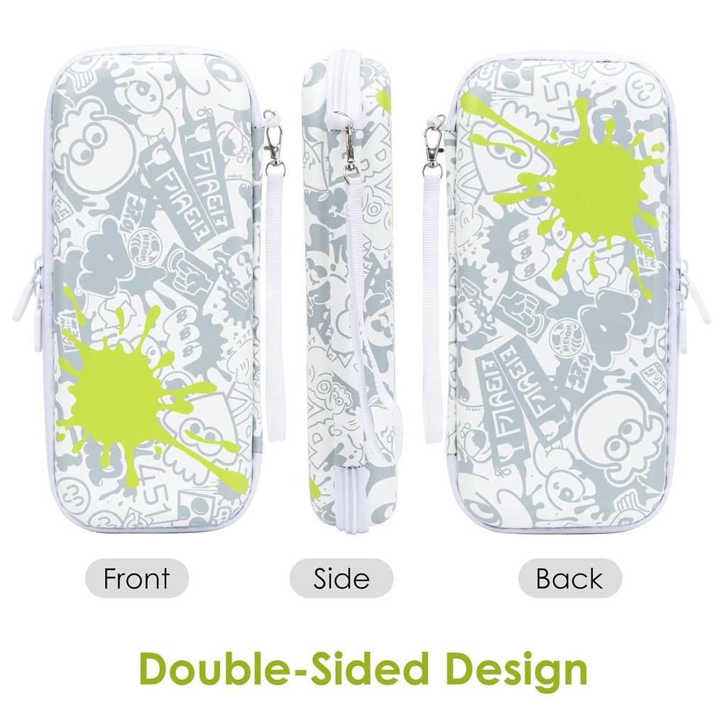 Чехол для переноски, совместимый с моделью Nintendo Switch OLED, легкий водонепроницаемый защитный чехол для хранения, аксессуары с 10 игровыми картриджами