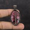 Tree Of Life Rhodonite Pendant Gemstone Pendant Copper Wire Wrapped Pendant Rhodonite Jewelry Handmade Pendant Gift For Women Copper Jewelry