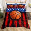 Basketball Duvet Cover Set Sports Theme Bedding Set For Boys Teens Men With Motivated No Failure Pattern Soft Comforter Cover