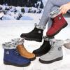 Snow Boots, Women's Shoes, High-top, Long Boots, Cold-proof Shoes, Warm Shoes, Fleece, Thickened Boots, Thick-soled Shoes, Cotton Shoes