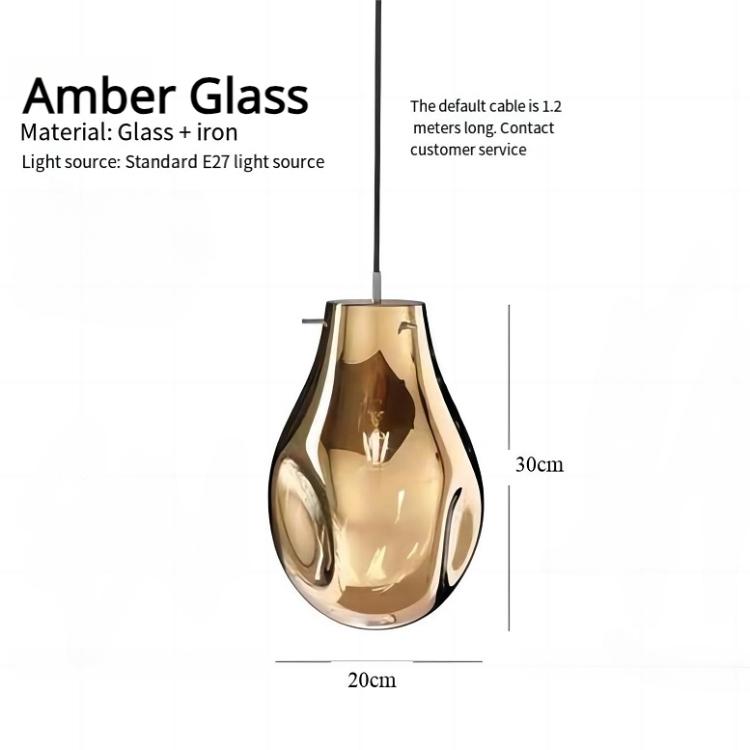 Современная креативная цветная стеклянная люстра, современная светодиодная подвесная лампа неправильной формы для кафе, столовой