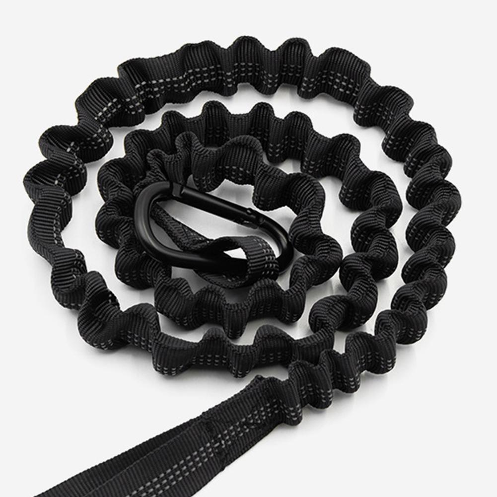 Растягивающийся ремень для весла для каякинга, гребли на байдарках и каноэ (черный)