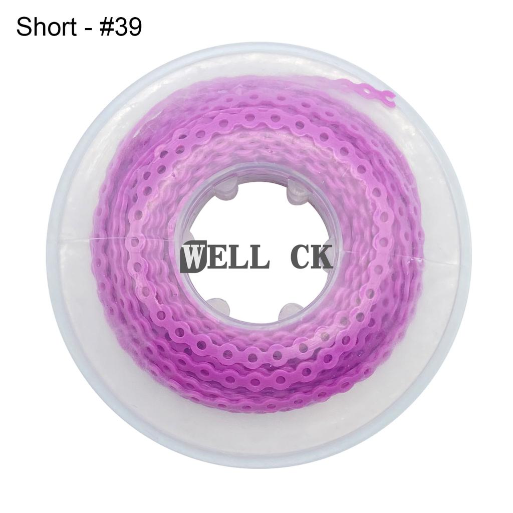 WELL CK 1Pcs Dental Orthodontic Elastic Rubber Power Chain Rubber Band Short Type
