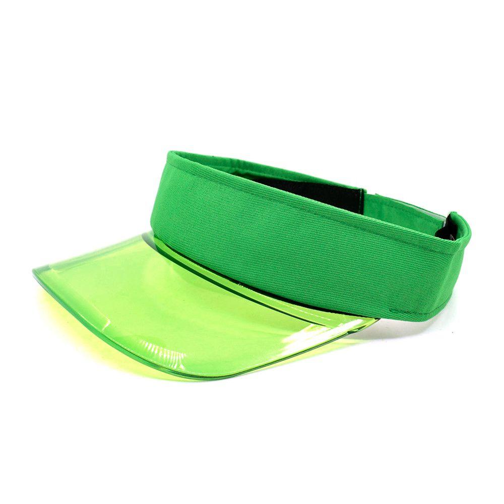 Casual PVC Lightweight Beach Cap Sun Visor UV Protective Sports Hat