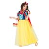 Snow White Girl Dress Cape Crown Costume Set