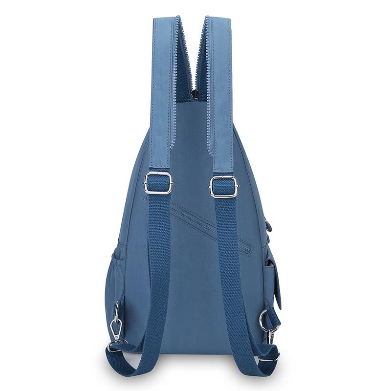 Женский рюкзак двойного назначения, нейлоновая сумка через плечо, большая вместимость, нагрудная сумка, дорожный рюкзак