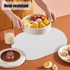 6pcs Artificial Leather Placemats Heat-resistant and Easy To Clean and Wipe Suitable for Kitchens Restaurants and Terraces.