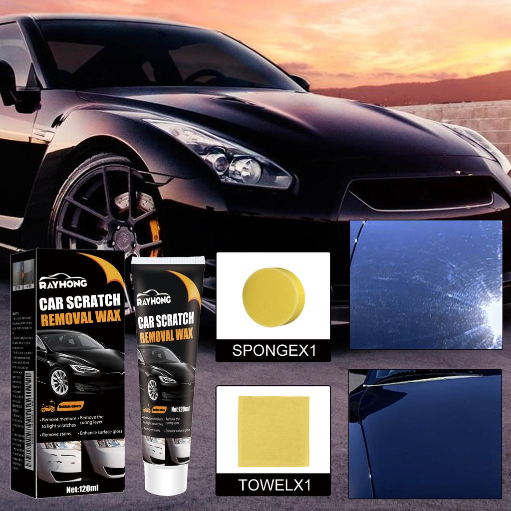 Rayhong Car Scratch Remover Polish Wax – Paint Protection, Polishing, Repair & Cleaning Agent 200ml less