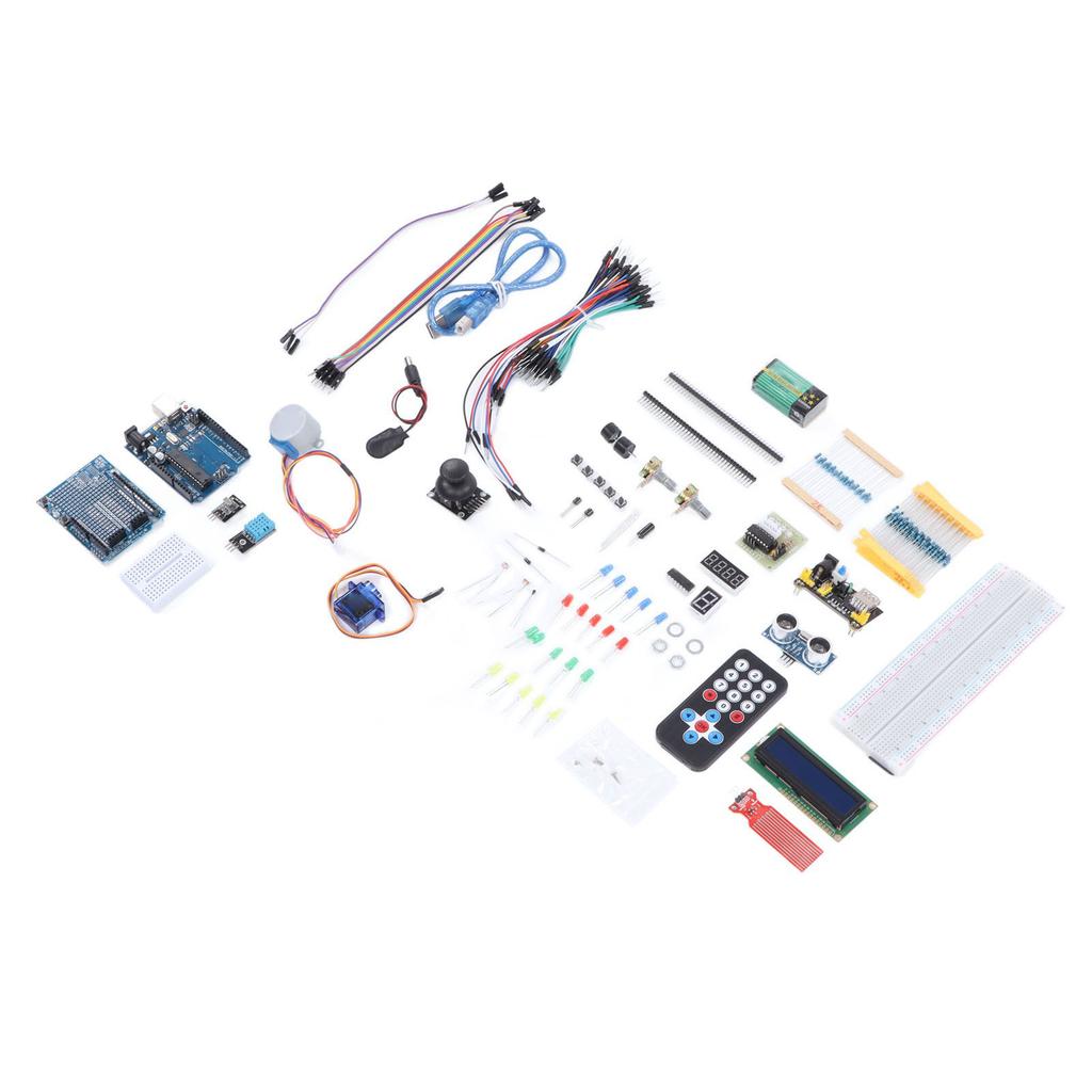 Супер стартовый комплект схема макетная плата силовой модуль светодиод ЖК резистор электронный компонент набор