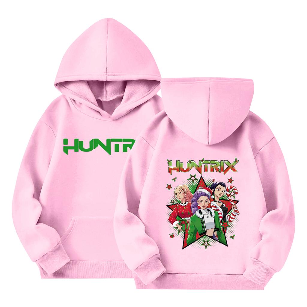 Children's Long-sleeved Loose Pullover Letter-printed Hooded Sweatshirt