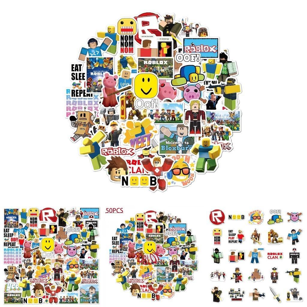 Vibrant 50pcs Roblox Stickers Waterproof For Customizing Laptops And Skateboards
