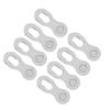 4Pair Steel Bike Bicycle 12Speed Chain Missing Link Connector Parts Cycling Accessorysilver