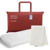 Brain Sleep Pillow LOW Pillow Cover Sleep Cloud [BRAIN SLEEP] (9 Gradations) + (Organic White)
