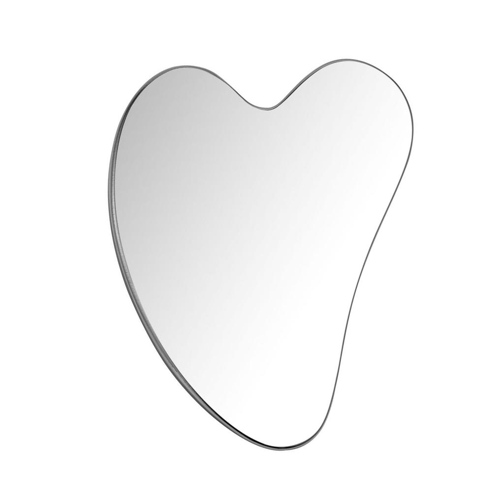 Эргономичный массажер Гуаша из нержавеющей стали для лица и шеи, инструмент для подтяжки кожи, массажный скульптор