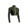 Johnson Series Lets Go Color Block Stand Collar Sports Cropped Jacket Women jackets Green 1380194-390