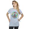 Disney Womens/Ladies Minnie Mouse Brave The Wave Cotton Boyfriend T-Shirt