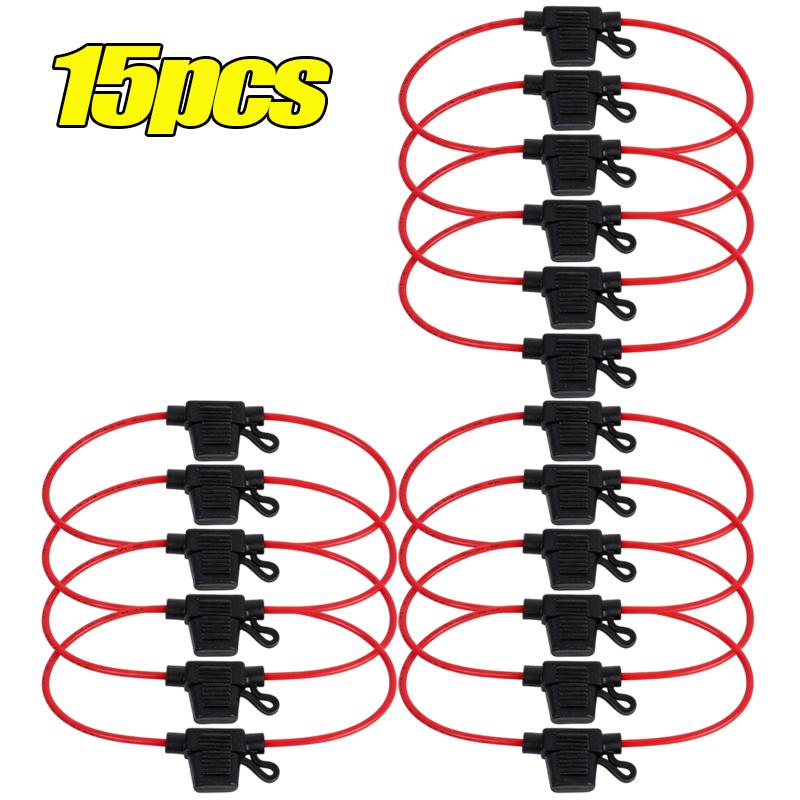 Waterproof Car Blade Fuse Holder in Line Wire Cutoff Switch Socket Auto Circuit Protection Box Cable Connector Replacement Part Fuse Holders1
