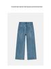 Зимние укороченные джинсы с широкими штанинами из флиса Zhi Zhi для миниатюрных женщин - Плотный стрейч-деним с плюшевой подкладкой
