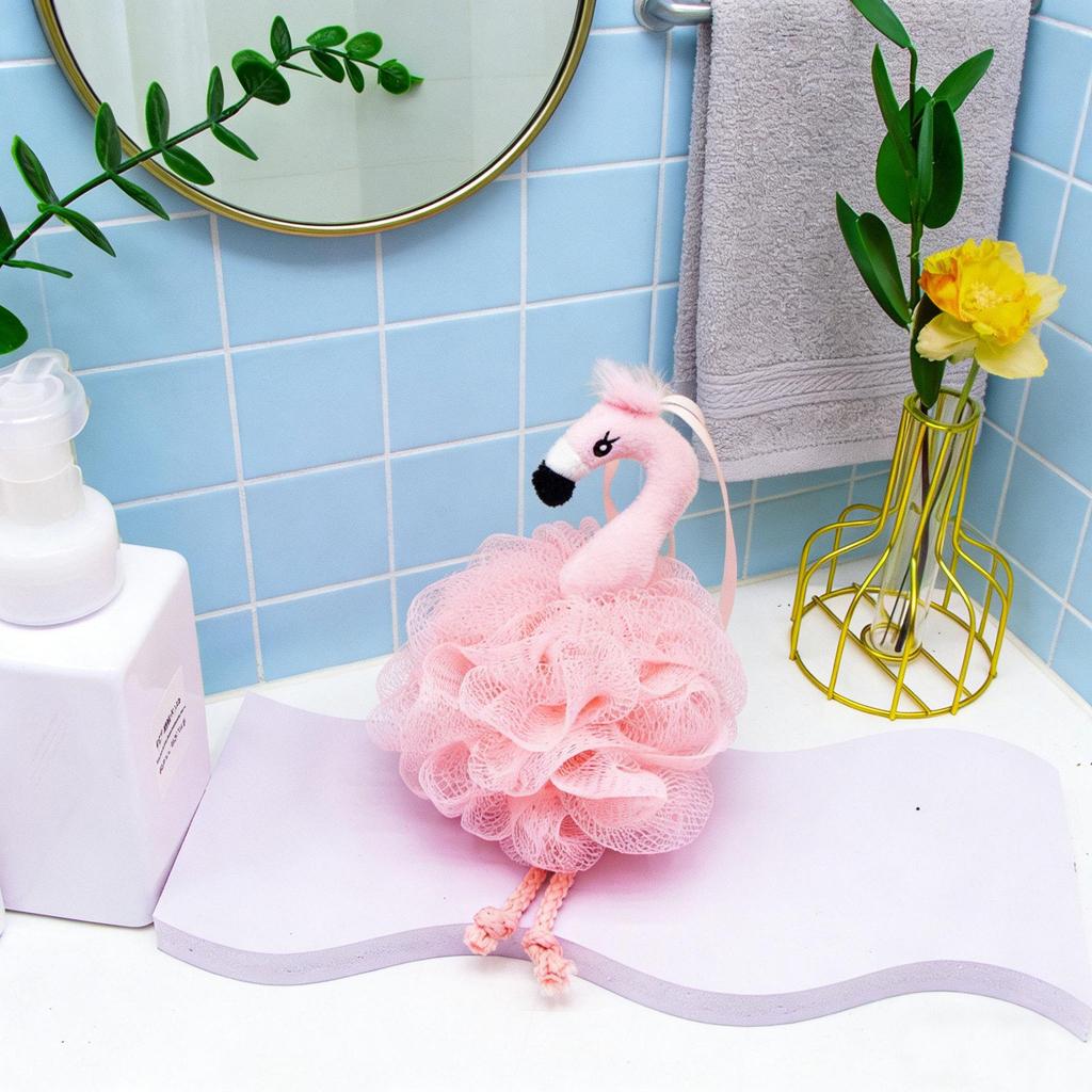 Children's Super Soft Bath Loofah - Unicorn & Flamingo Designs, Durable & Gentle Scrubber.