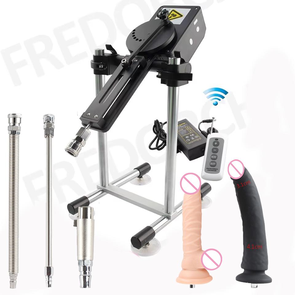 Автоматическая секс-машина Толкающая машина с дилдосами Пульт/APP Управление для пары 70 Вт Мощная машина любви Специальная функция