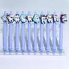 Soft Teeth Dentist Gel Pens 10 Pieces Blue Ink Retractable Stationery Set For Dental School Office Exam Use