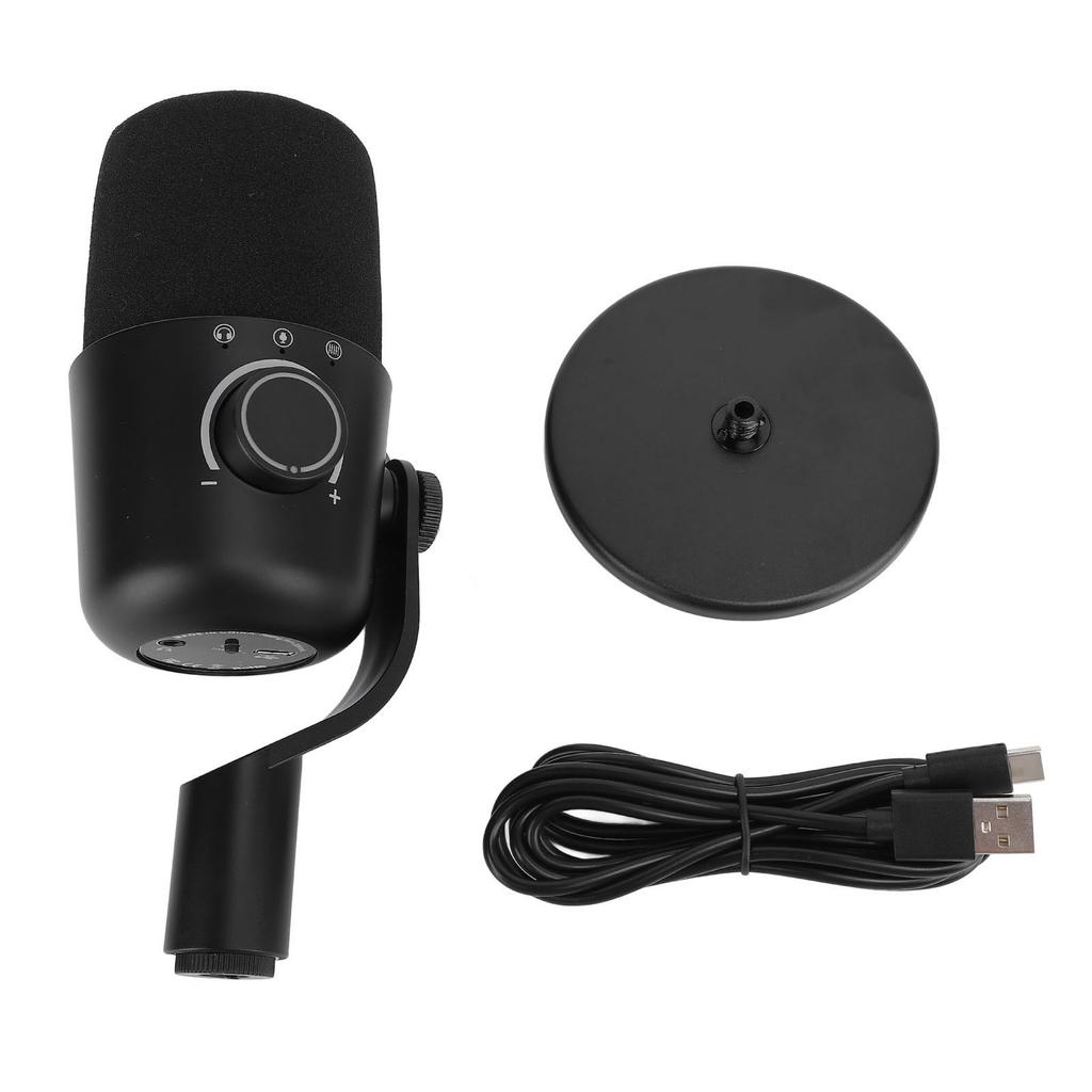 Игровой микрофон USB ПК конденсаторный микрофон с подсветкой окружения амортизация стойка поворотный ключ усиления