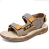 38-47 Летние мужские кожаные пляжные сандалии Сандалии Кожаные легкие спортивные сандалии
