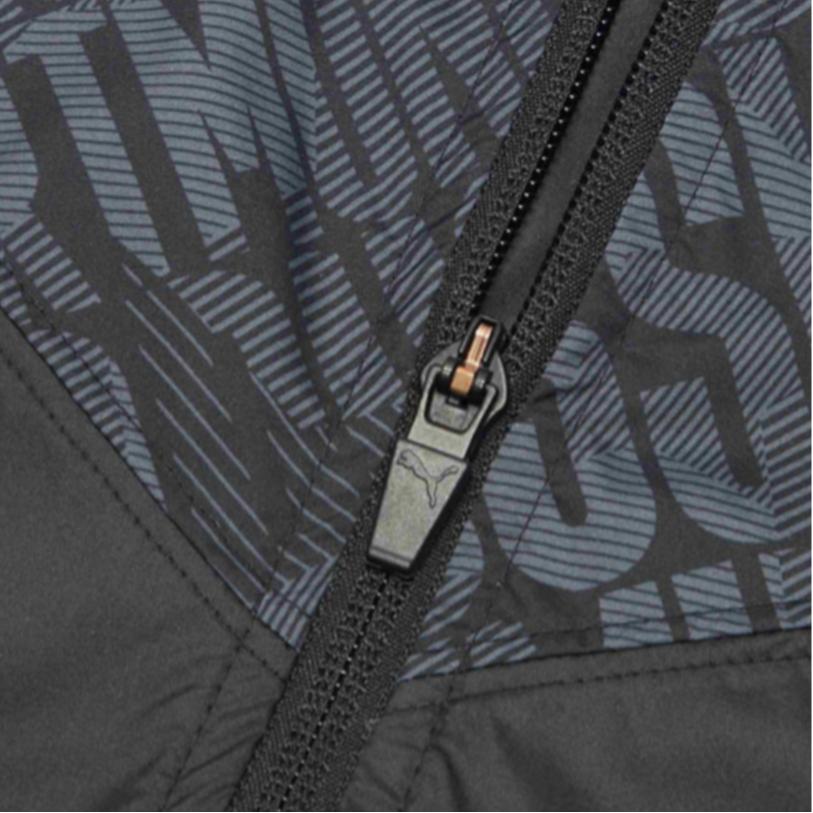 Puma Borussia Dortmund Soccer Full-Zip Fitted Jacket Men Outerwear Black 758585-02