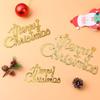 Accessories Party Supplies Merry Christmas Pendant Xmas Tree Decor Hanging Ornament English Letter