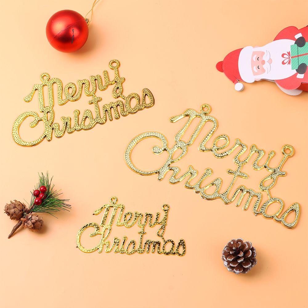 Accessories Party Supplies Merry Christmas Pendant Xmas Tree Decor Hanging Ornament English Letter