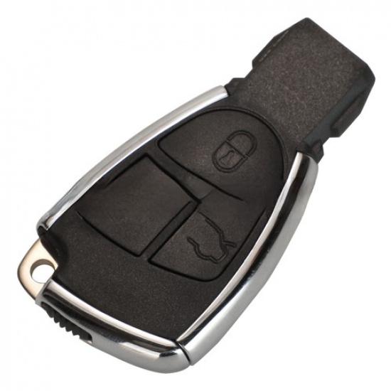 Remote 3 Button Key Shell Soft Fob For Mercedes B C E Class SLK CLK Replacement