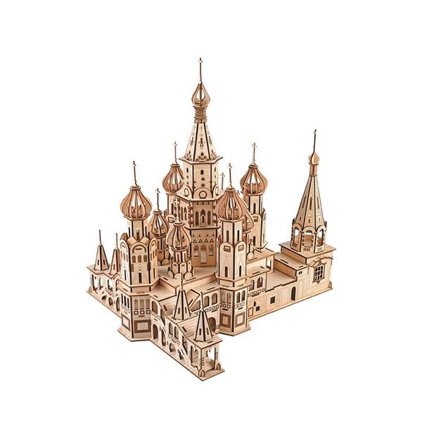 Вудс-стрит. Собор Василия Блаженного 3D Трехмерный пазл Корея 3D пазл