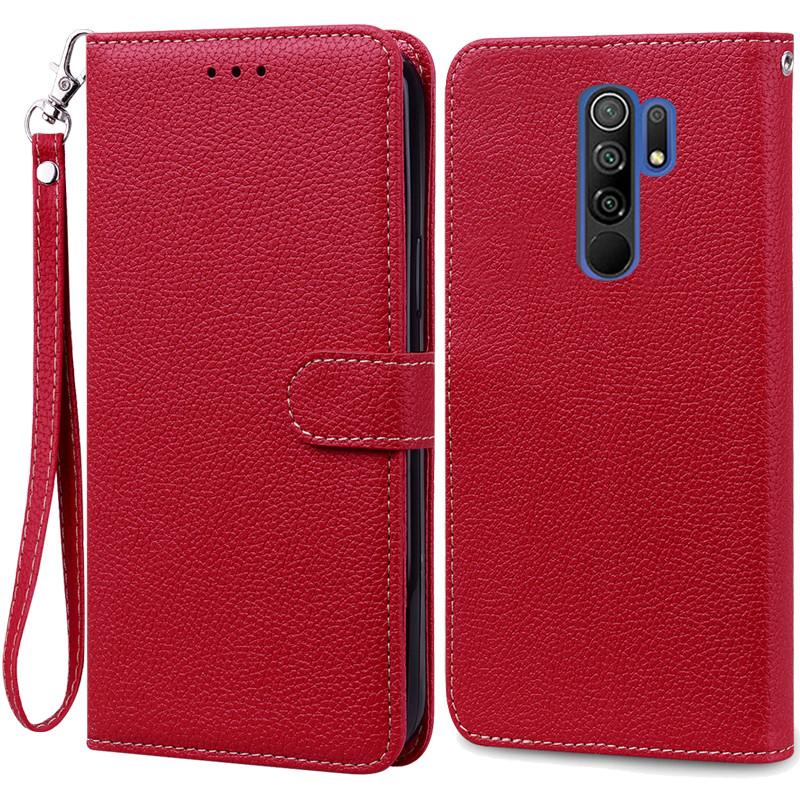 For Redmi 9 Case Soft Silicone Wallet Cover Phone Case For Xiaomi Redmi 9 Case Redmi9 Leather Flip Case Coque Fundas Shell