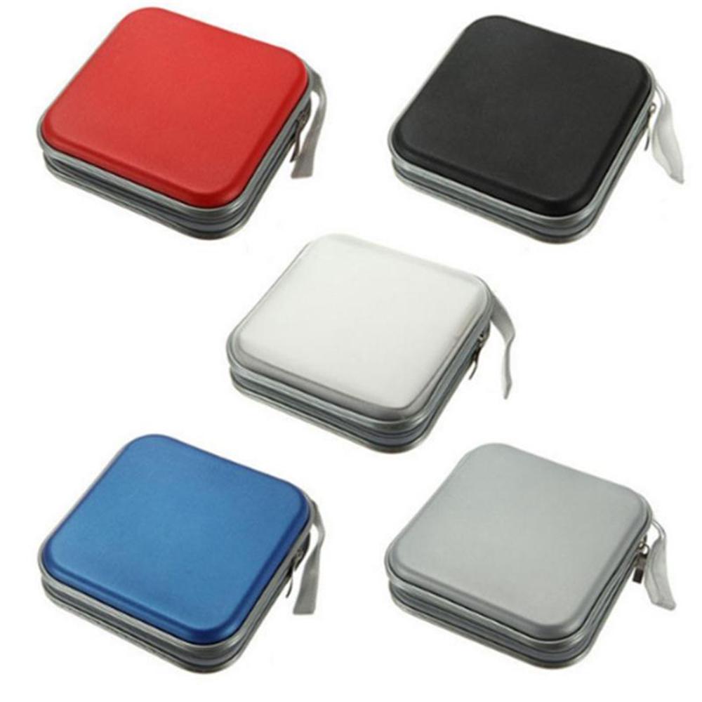 with Zipper DVD Bag Album Box Carry Pouch Organizer Disc Wallet Storage CD Case