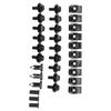 28Pcs Engine Fender Splash Guard Shield Kit Impact Resistant Engine Chassis Splash Guard Clips Kit Replacement for
