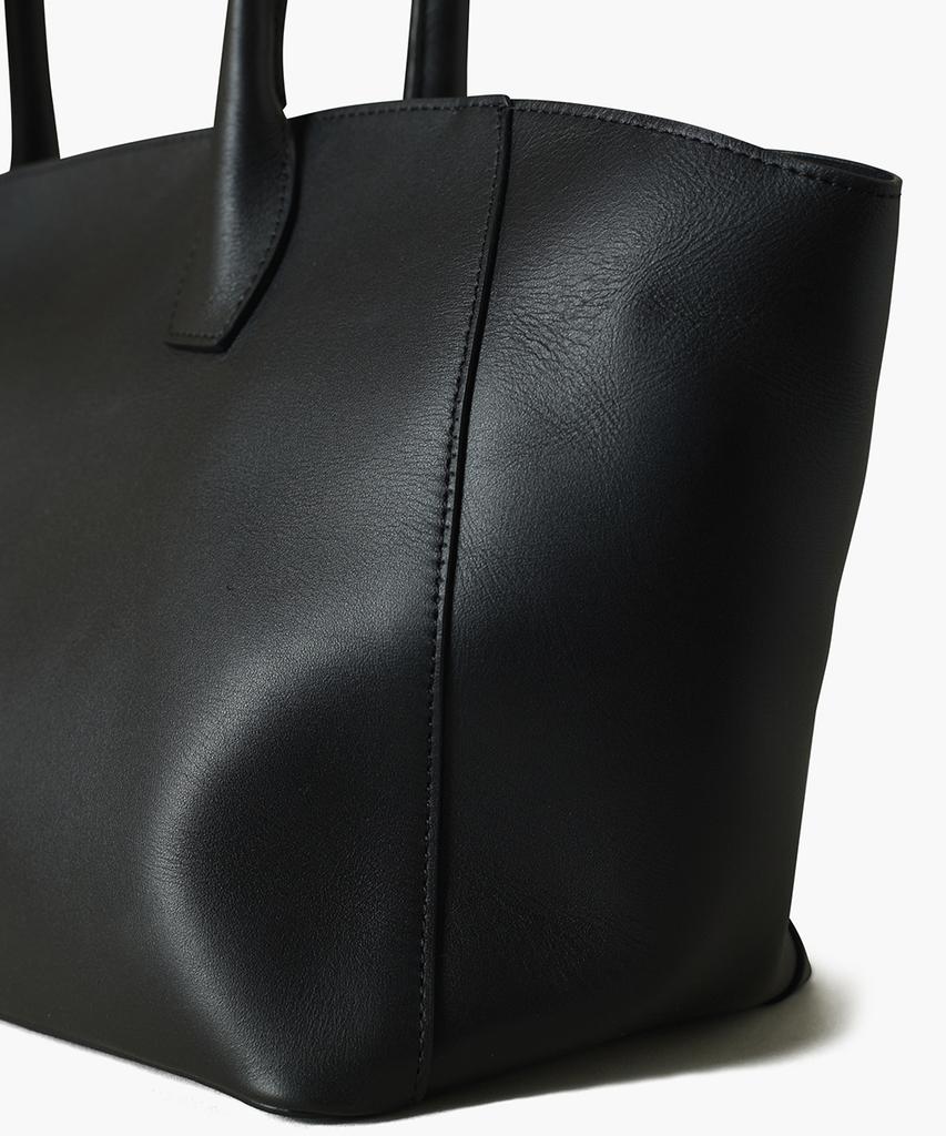 Flor Mag Leather Tote Bag Black