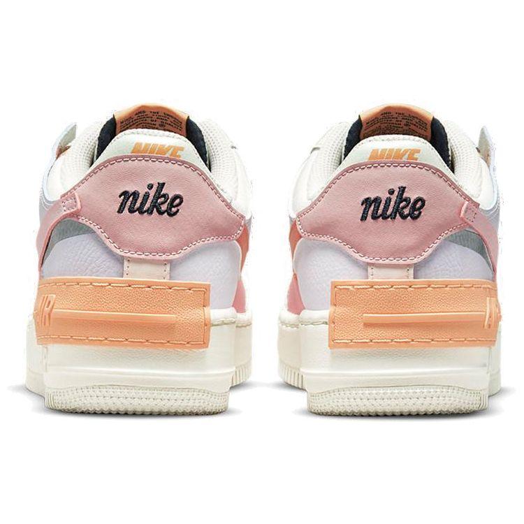 Nike Air Force 1 Shadow Orange Chalk Pink Glaze Женские кроссовки Кремовый Парус Темно-Обсидиан CI0919-111