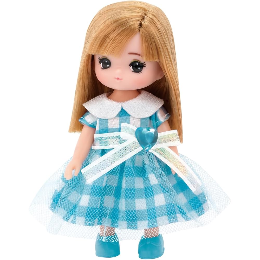 Takara Tomy Licca-chan Doll LD-21 Twin Sister Miki Dress-Up Toy for Pretend Play Ages 3 and Up