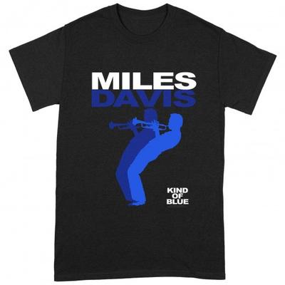 Синяя футболка унисекс для взрослых Miles Davis