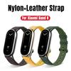 Спортивный браслет-браслет для Xiaomi Mi Band 8, нейлоновый дышащий ремешок Mi8 Correa, оригинальный Mi Band 8, NFC-ремни, кожаный сменный браслет для умных часов