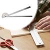 Angle Finder Protractor Ruler Measure Tool 0-180 Degrees Sturdy for Carpentry Multifunctional