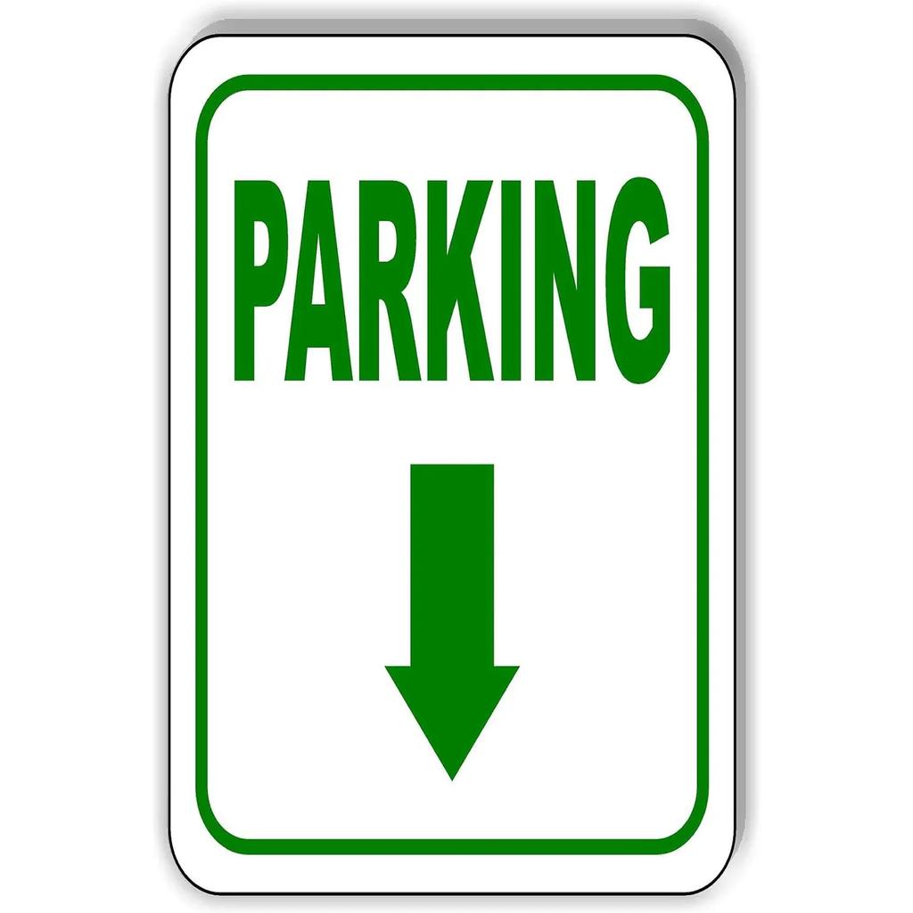 Vintage No Parking Anytime Metal Tin Signs Posters Plaque Iron Painting Decoration for Garage Outdoors Home Club Bar Wall Decor