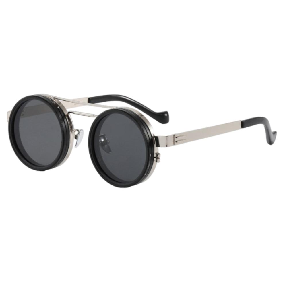 9 Level Dimming Adjustable Dimming Glasses Round Fishing Sunglasses Outdoor Activities