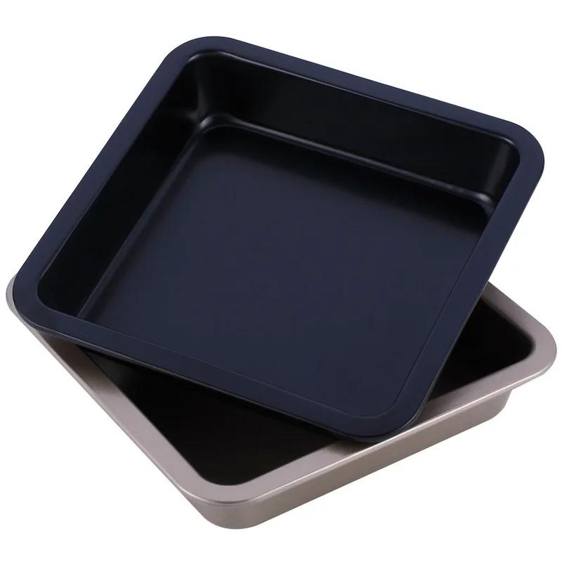 Non-Stick Square Cake Pan Carbon Steel Baking Tray Pie Pizza Bread Cake Mold Bakeware Baking Tools Baking Dishes