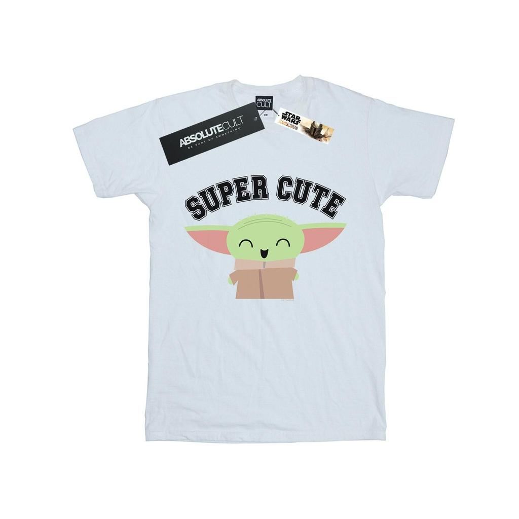 Star Wars Mens The Mandalorian Super Cute T-Shirt
