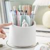 Rotating Pen Holder with Lid, Cute Student Creative Circular Pen Holder, Large Capacity Office Desktop Stationery Storage Box