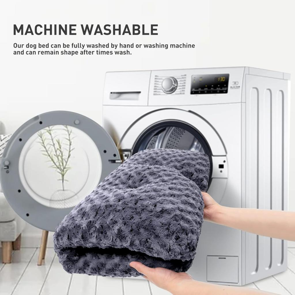 Легкий двухсторонний лежак из розового бархата для собак и кошек, мягкий, теплый, моющийся матрас для собак, уютная подушка для домашних животных, гипоаллергенный, прочный коврик для домашних животных