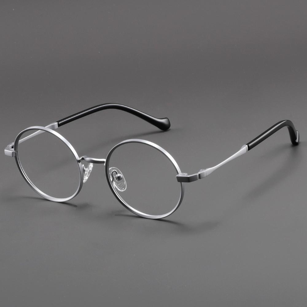 Super Light Retro Luxury Titanium Round Optical Glasses for Men Women Customize Prescription Eyeglasses Frames For Men