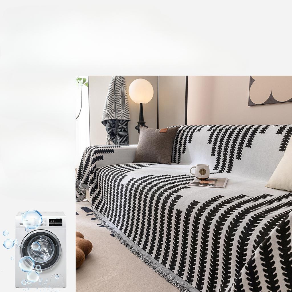 Четыре сезона Универсальное полотенце для дивана из шенилла Простой чехол для дивана в стиле Ins Противоскользящая подушка для дивана с защитой от царапин и царапин от кошек